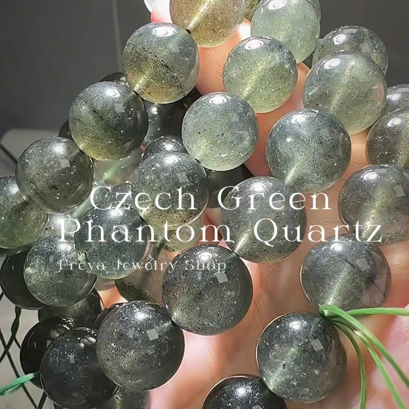 Czech Green Phantom Quartz