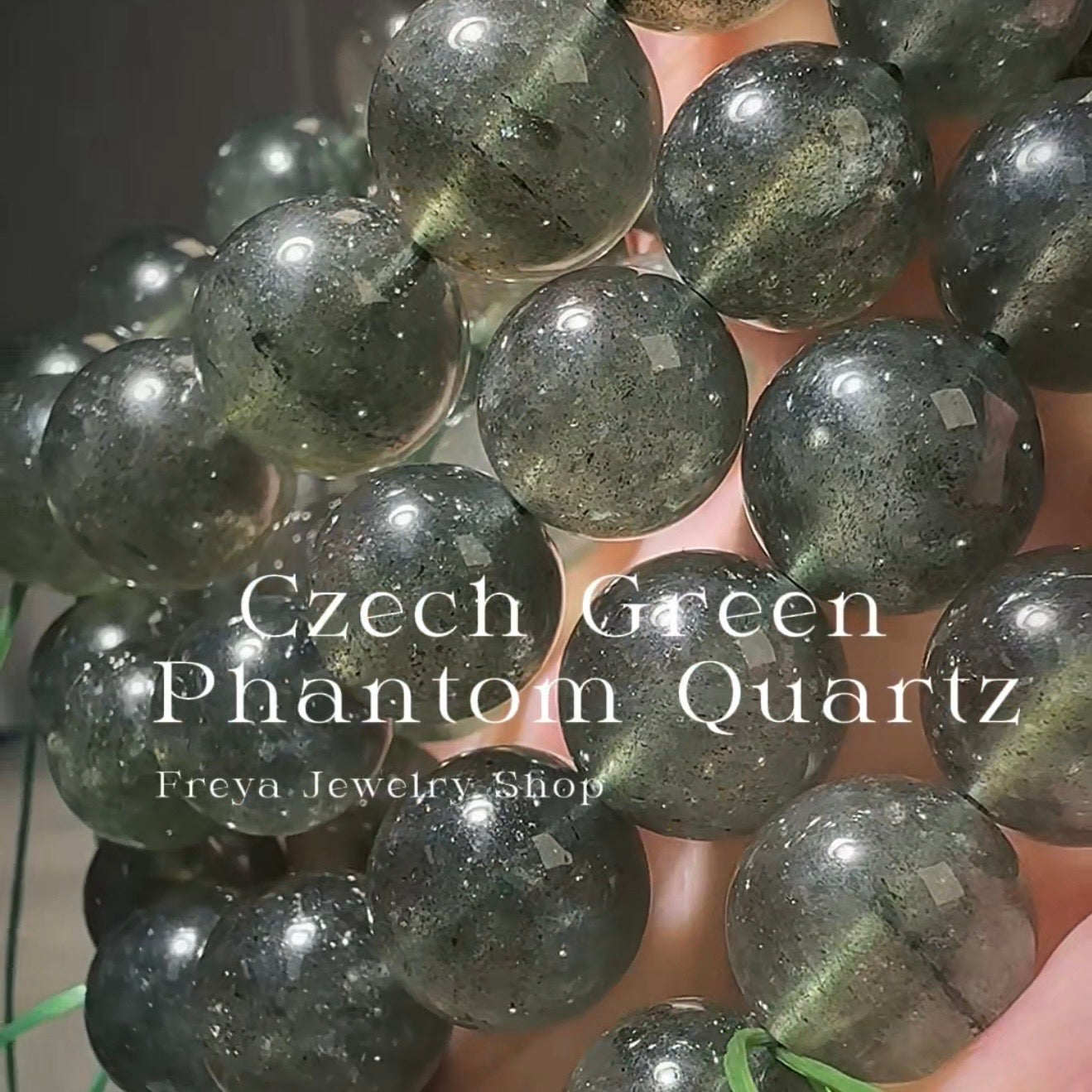 Czech Green Phantom Quartz