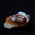 Freya Jewelry Fire Agate Hand-carving Display crystal display image 1