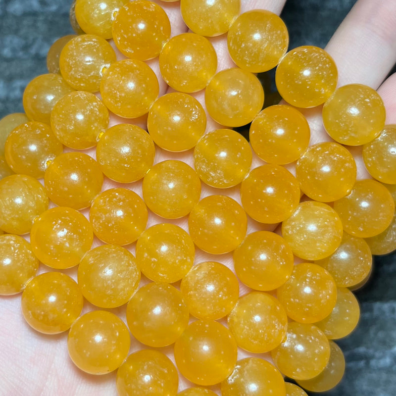 Freya Jewelry Yellow Calcite Bracelet natural stone beaded bracelet image 1
