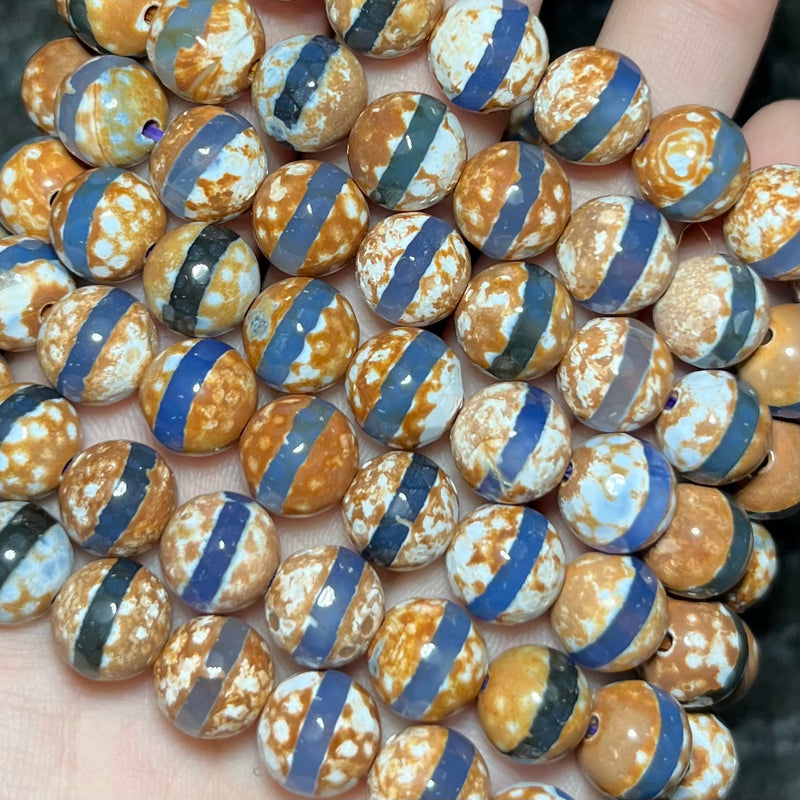 Freya Jewelry Blue Agate Bracelet natural stone beaded bracelet image 1