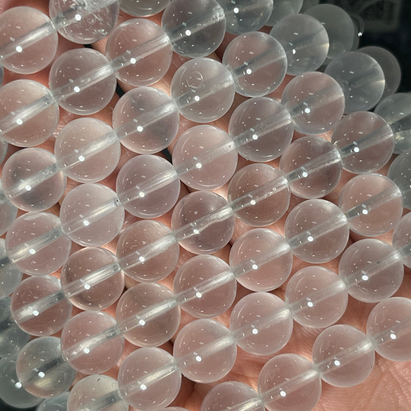 Freya Jewelry Milky Clear Quartz Beads crystal beads for DIY jewelry image 1