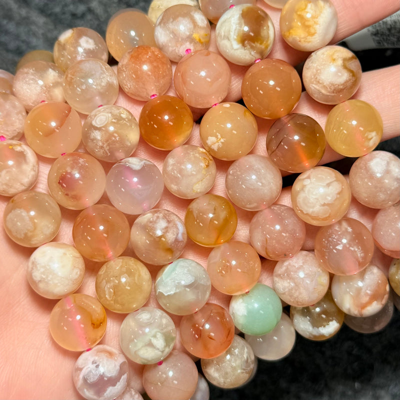 Freya Jewelry Sakura Agate Beads crystal beads for DIY jewelry image 1