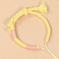 Cotton string Bracelet semi finished