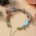 Cotton string Bracelet semi finished