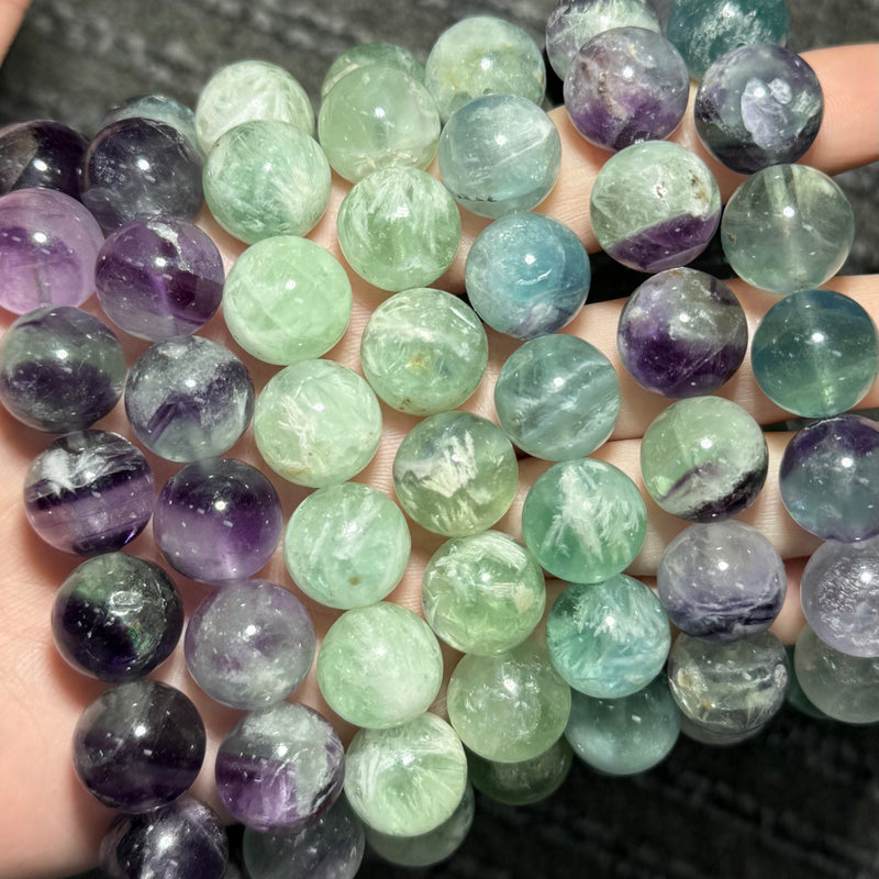 Freya Jewelry Feather Fluorite Beads crystal beads for DIY jewelry image 1