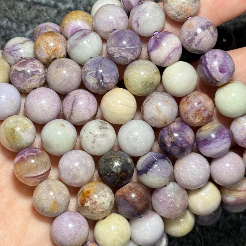 Freya Jewelry Italy Sugi Fluorite Bracelet natural stone beaded bracelet image 1