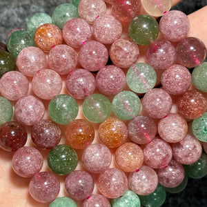 Strawberry Quartz 10mm bracelet