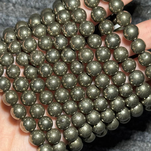 Freya Jewelry Chalcopyrite Bracelet natural stone beaded bracelet image 1