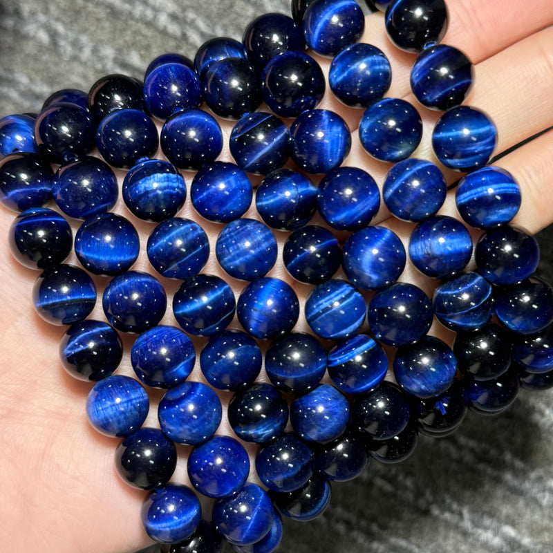 Freya Jewelry Tiger Eye Beads golden brown loose gemstone beads for DIY bracelets image 1