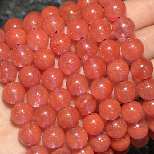 Freya Jewelry Watermelon Quartz 10mm Bracelet natural stone beaded bracelet image 1