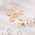 Freya Jewelry DIY Jumper Ring Accessories Wholesale 18K Copper-plated Gold Color Retention Bracelet Necklace natural stone beaded bracelet image 1