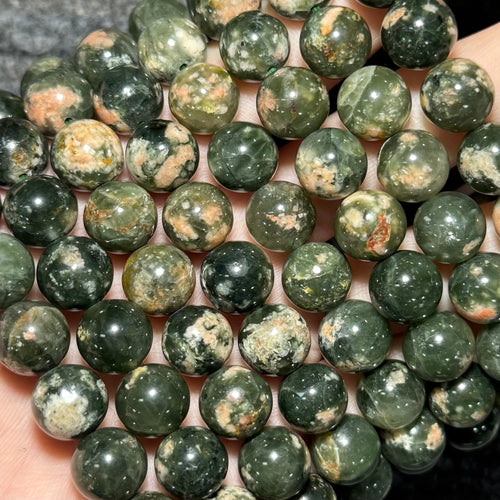 Freya Jewelry Green Rutilated Sakura Beads crystal beads for DIY jewelry image 1