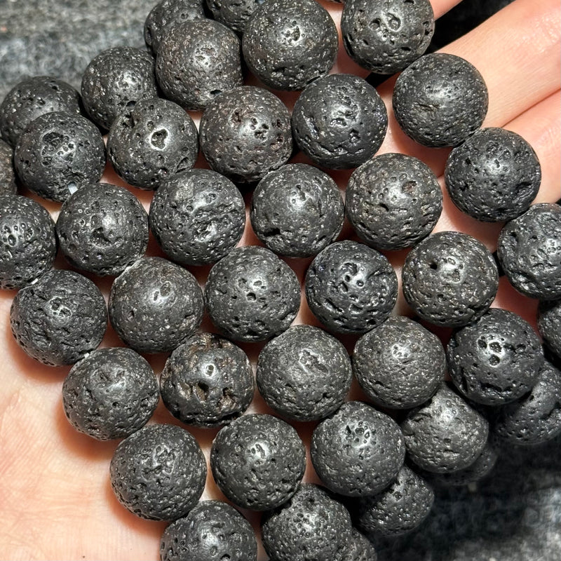 Lava Stone 14mm Bead bracelet