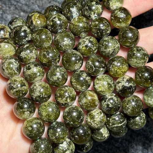 Freya Jewelry Green Garnet Bracelet natural stone beaded bracelet image 1