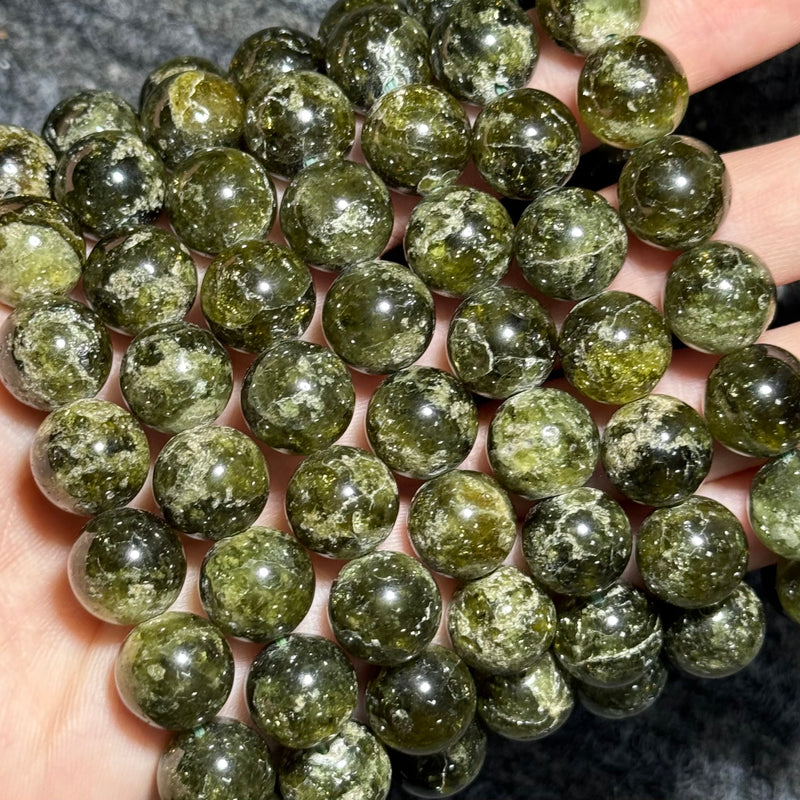 Freya Jewelry Green Garnet Bracelet natural stone beaded bracelet image 1