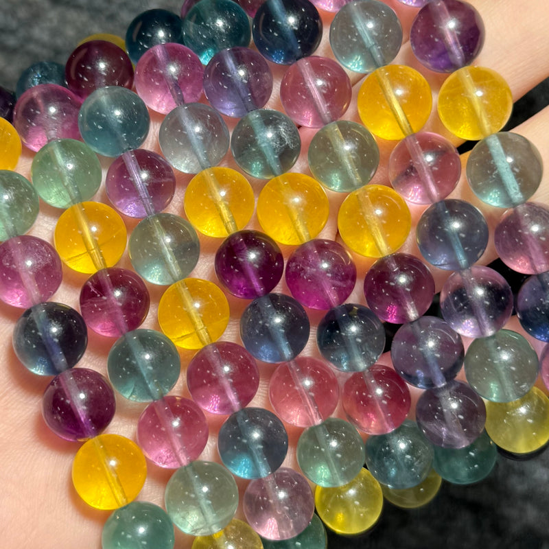 Freya Jewelry Fluorite Beads crystal beads for DIY jewelry image 1