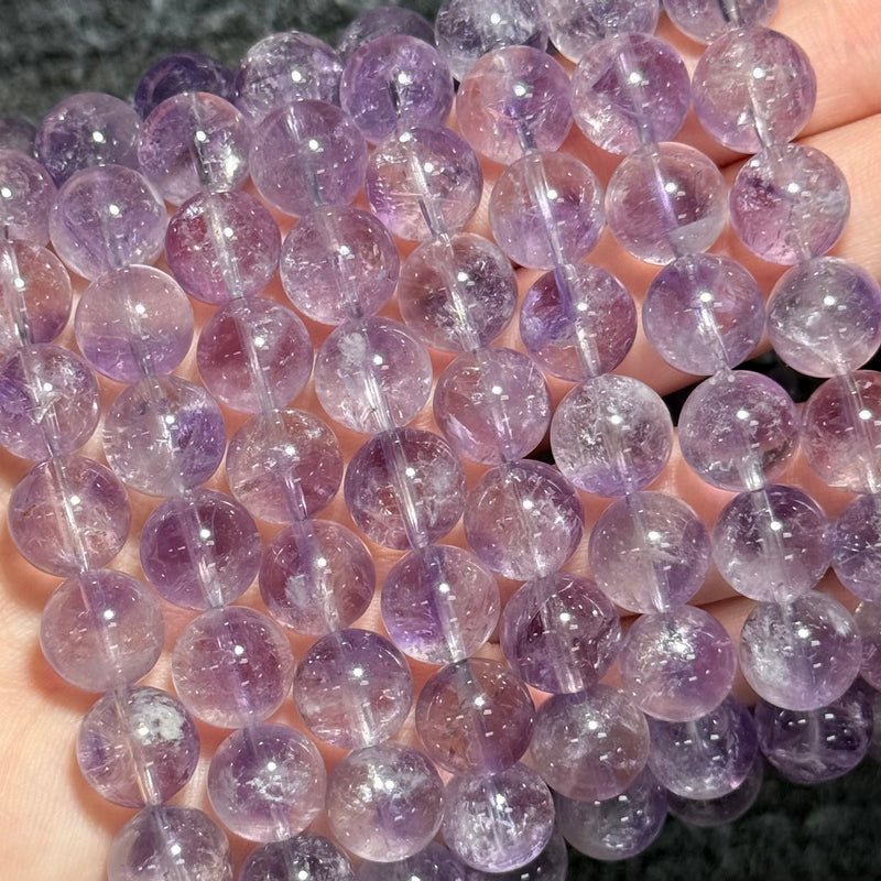Freya Jewelry Amethyst 10mm Bracelet natural stone beaded bracelet image 1