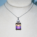 Freya Jewelry High Grade Ametrine 'perfume Bottle' Pendant Necklace crystal necklace image 2